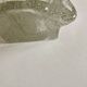 Cendrier massif ondulé mid century en verre bullé 1960 design italien