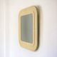 Miroir en plastique beige par Kartell, design Anna Castelli, Italie, années 1960