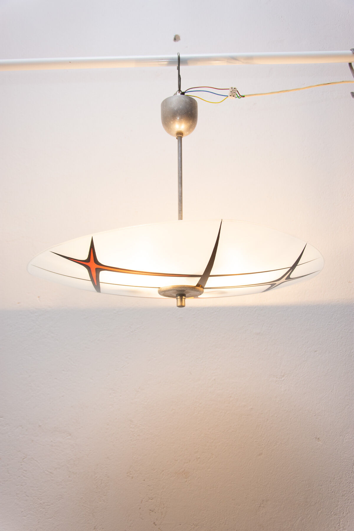 Mid century space age pendant, 1960´s, Czechoslovakia