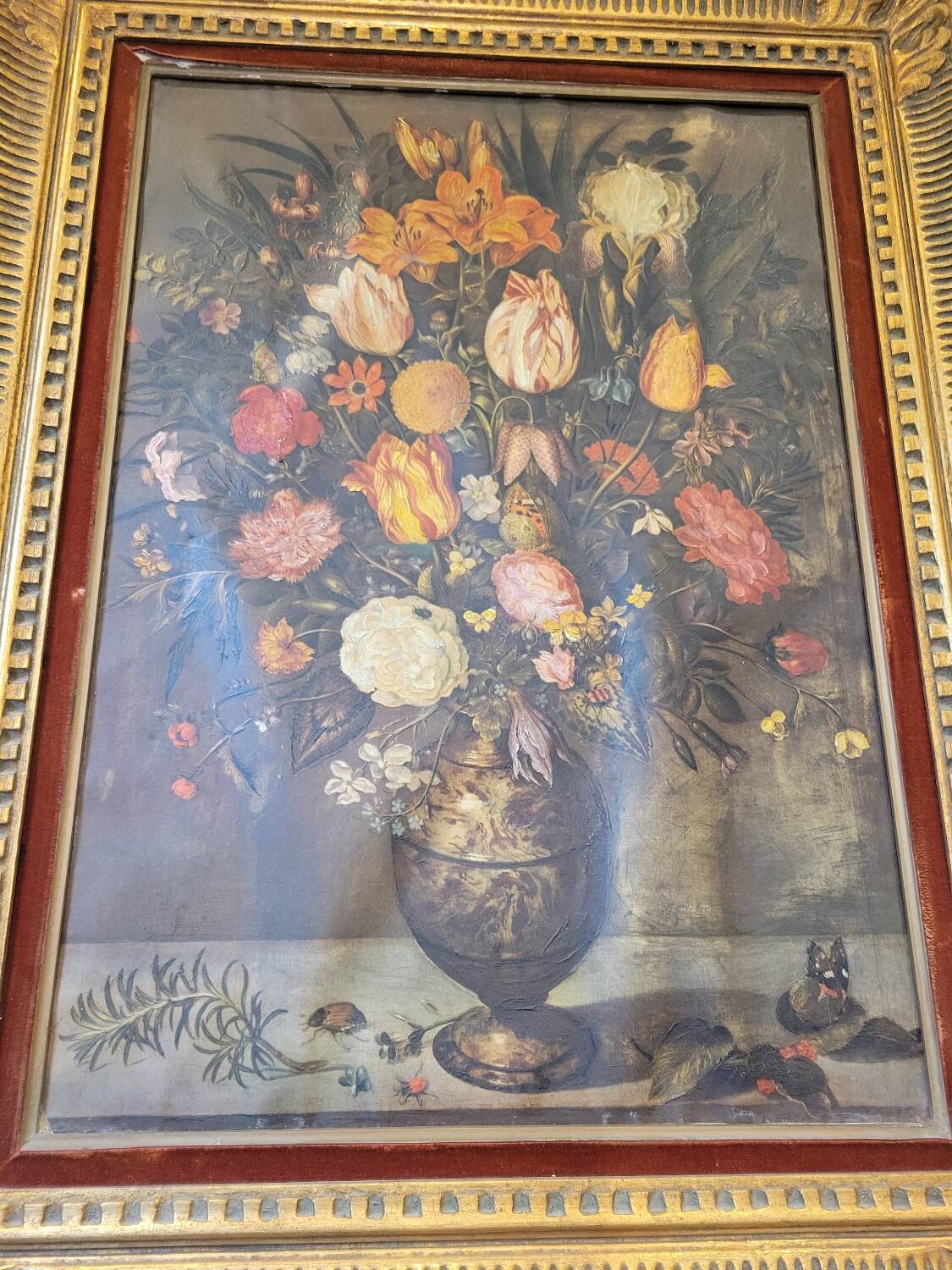 Still life Bouquet of flowers in oil