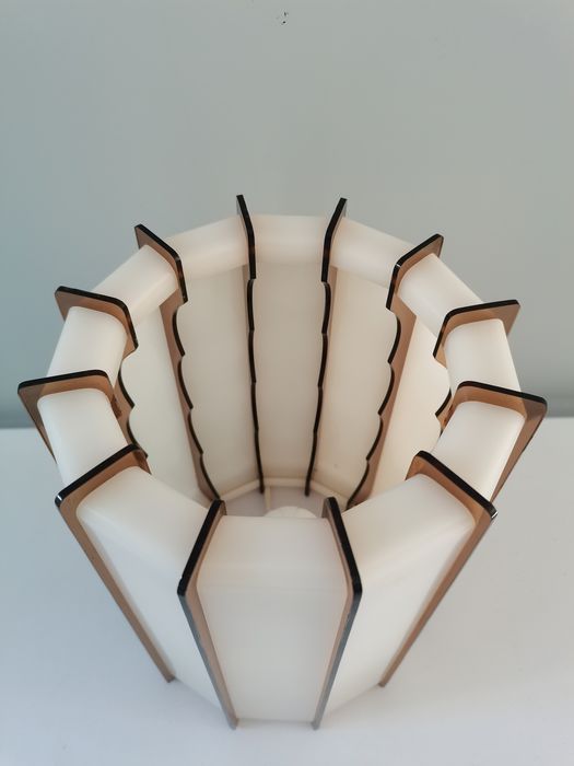 Plastic and plexiglass table lamp Harvey Guzzini