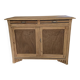 Buffet in Art Deco style, restored solid raw wood.
