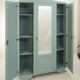 Restored art deco cabinet, mustache feet