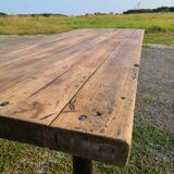 Early 20th century farmhouse table giant workbench