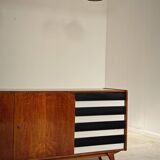 Black and white U 460 sideboard by Jiri Jiroutek for Interier Praha 1960