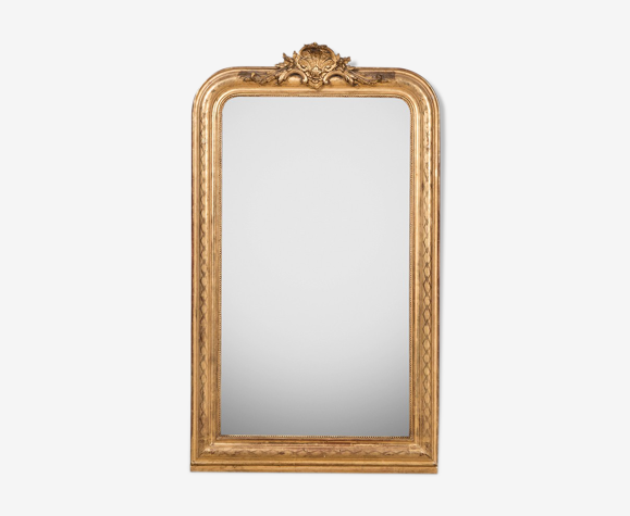 Miroir à coque antique 69x120cm