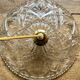Vintage moulded glass pendant light - tableware collection -