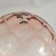 Suspension in bubble glass pink design 70s