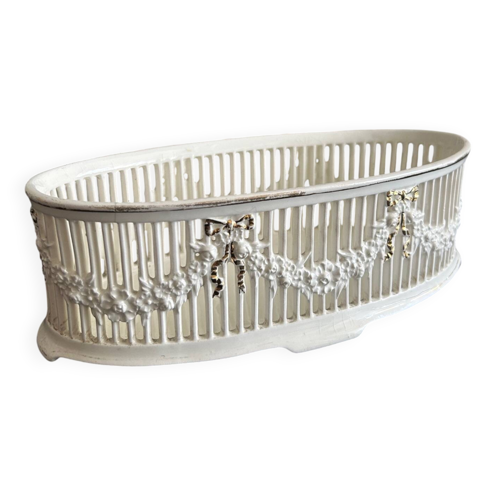 Max Roesler planter, Rodach porcelain