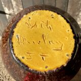 Accolay vase signed JT