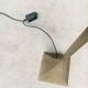Postmodern Design Brass Fluted Torchiere Floor Lamp by Relco, Italy, 1980s