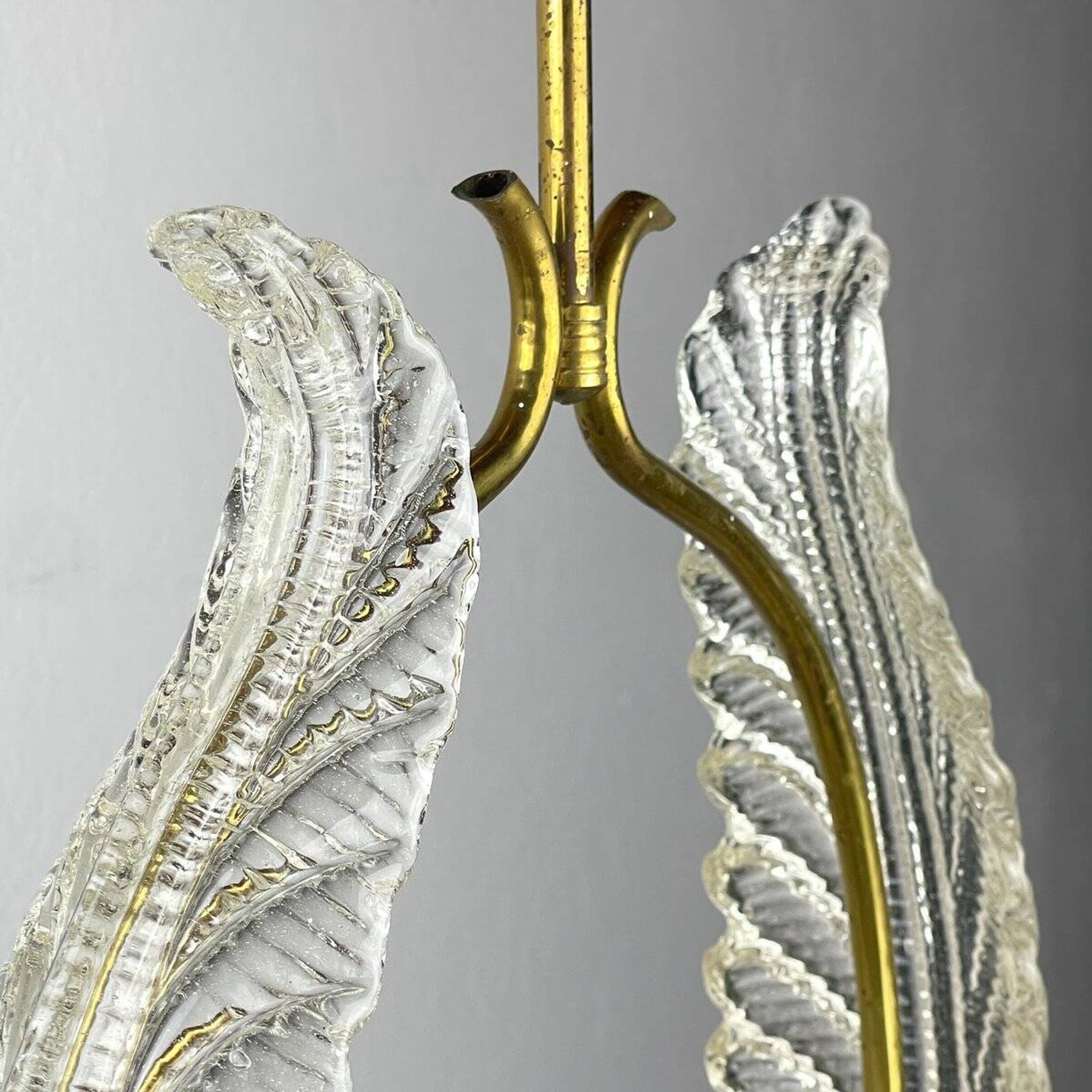 Murano chandelier by Ercole Barovier Barovier & Toso, Italy, 1930s