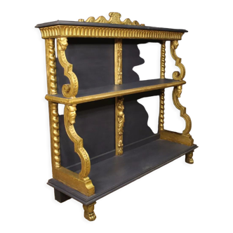 French gilded and painted étagère from 20th century