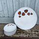 6 cake plates 1 large cake plate MCM Dutch Art Ceramic
