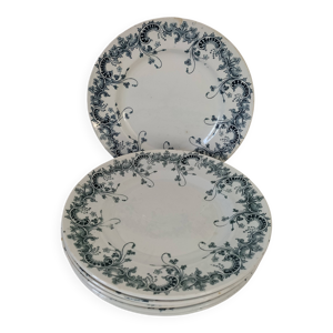 6 assiettes terre de