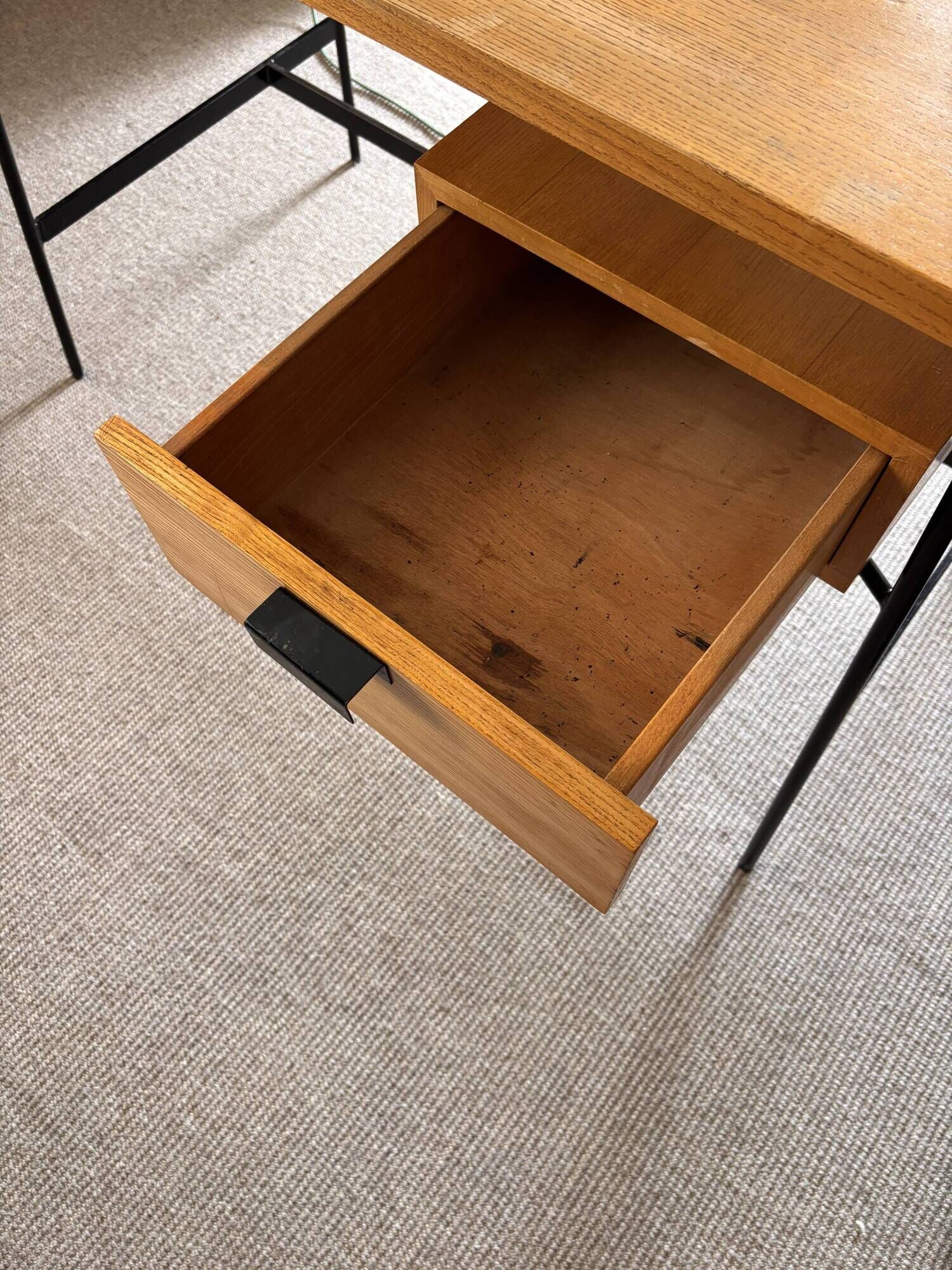 Vintage modernist desk Pierre Paulin model CM178