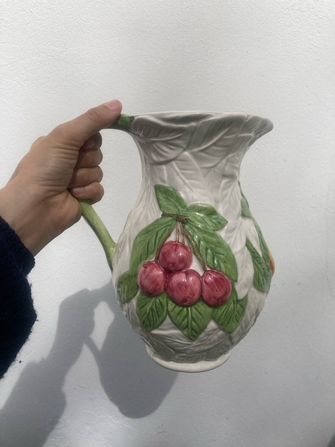 Ceramic fruit slush pitcher