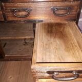 Cabinet, wooden tansu, Japan late Edo period