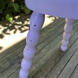 Pair of purple twisted stools or tables