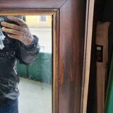 Antique wooden mirror