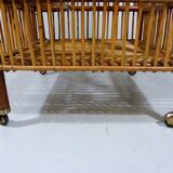 Rattan serving table 1950/60