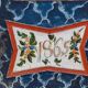 Antique hand-painted Baroque chest folk art cabinet dated solid wood Central Europe, 1865