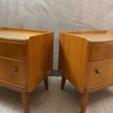 Pair of 1950 bedside tables