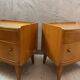 Pair of 1950 bedside tables