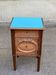 Louis XVI Napoléon III bedside table in carved solid wood from the 19th century.