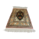 Vintage Turkish Vegan Silk Rug, 110x60 cm, Kayseri, Red, Yellow, Beige Small