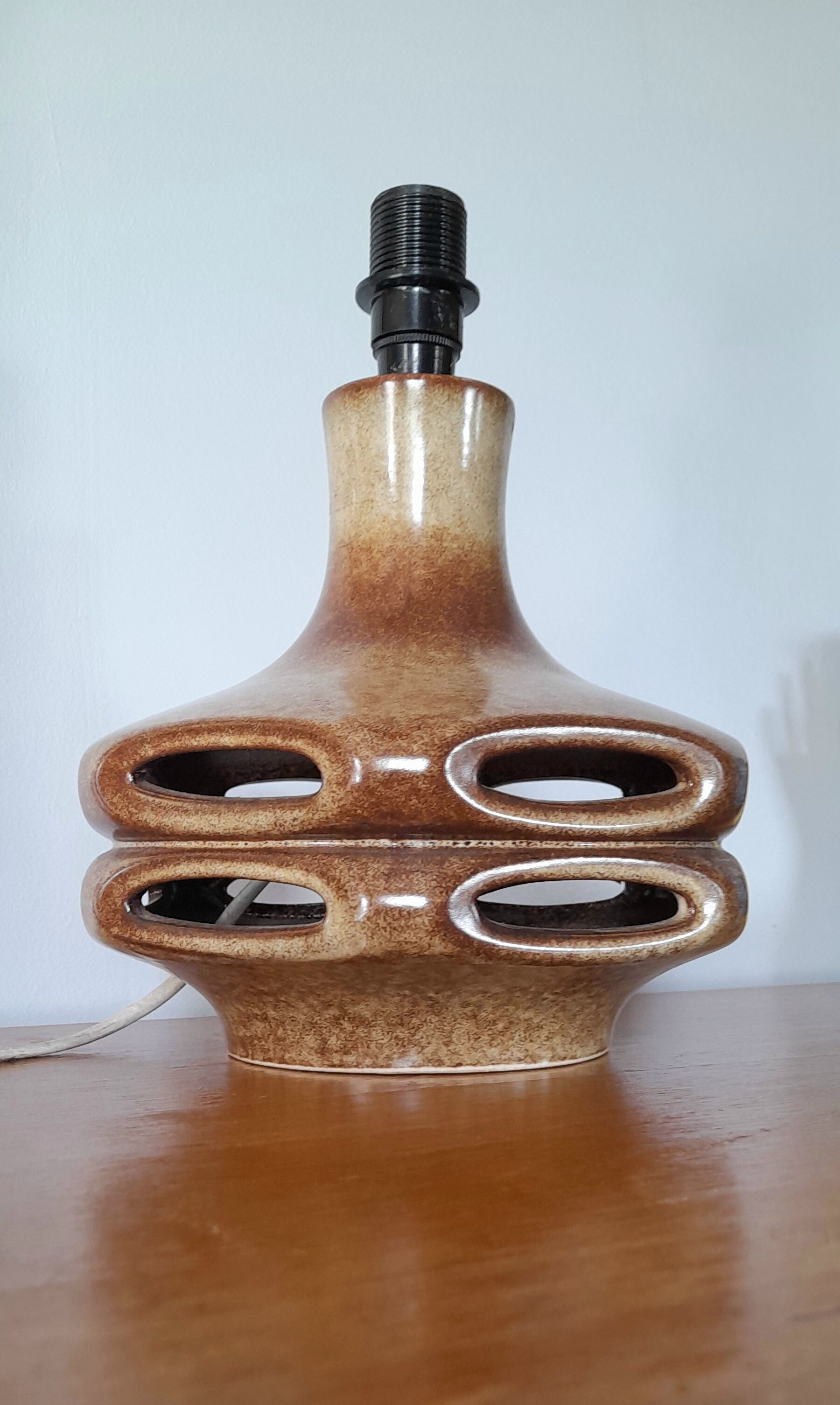 Lamp foot Stein Keramik 70s