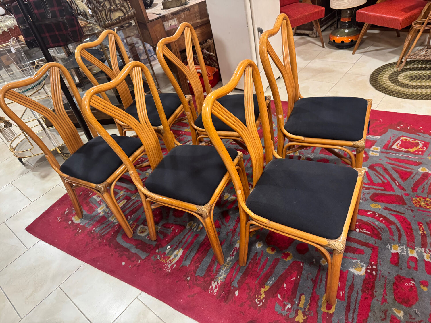 Chaise en rotin