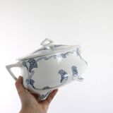 Art Nouveau soup tureen in Onnaing earthenware