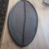 Miroir metal forme libre ancien
