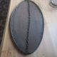 Miroir metal forme libre ancien