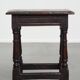 Antique English Oak Joint Stool / Stool from the 17th Century