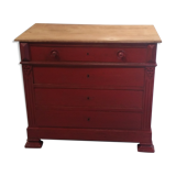 Patinated chest of drawers