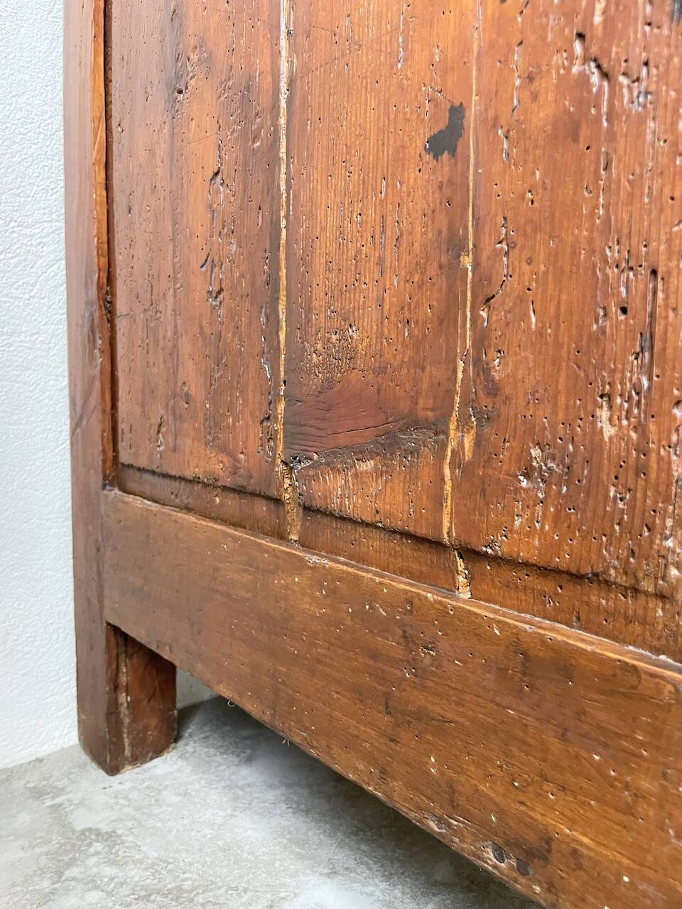 Jam cabinet, folk art furniture, oak, 19th century