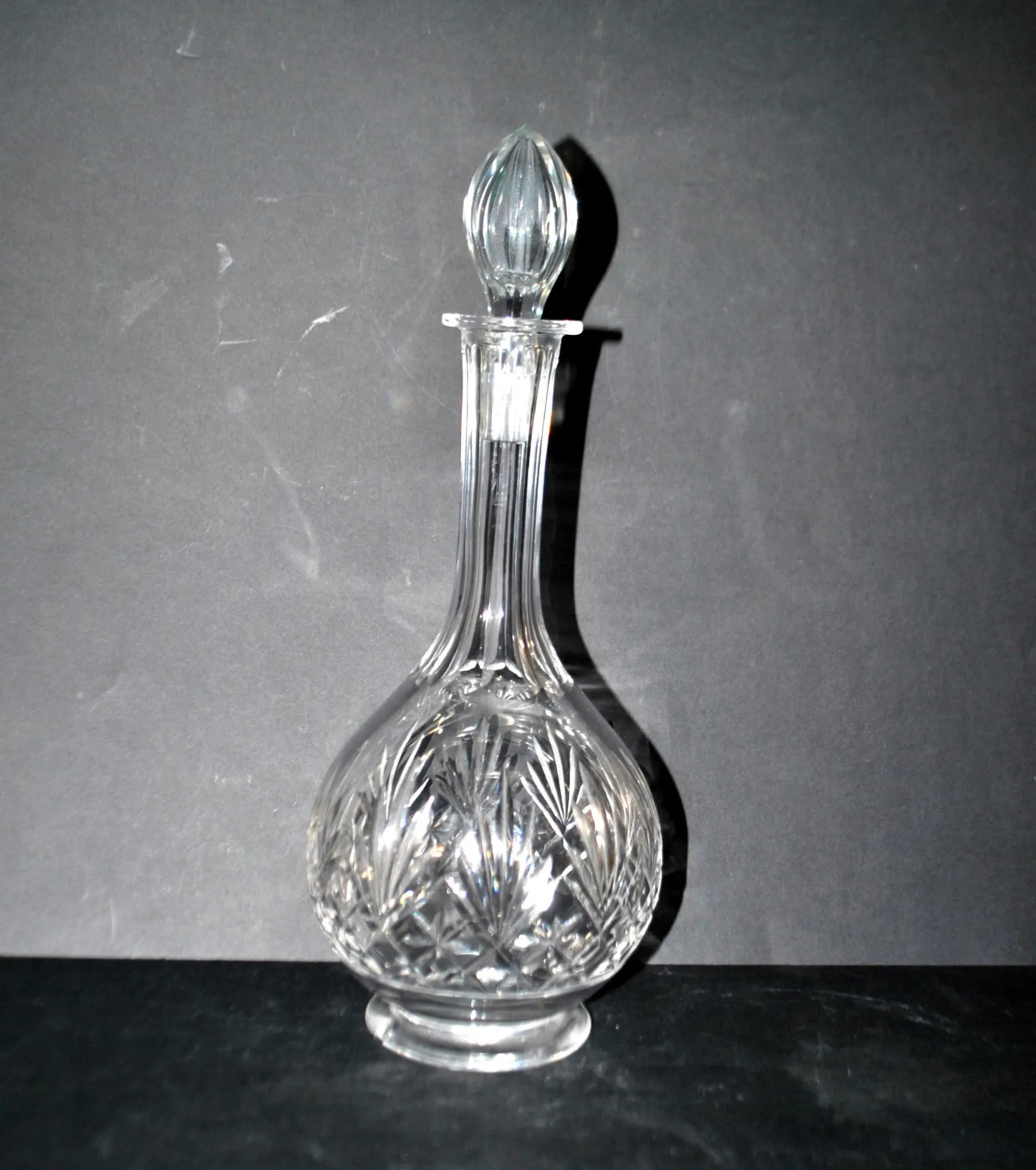 Cut crystal wine carafe Saint-Louis model VIC Massenet 1930 H34cm