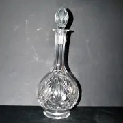 Cut crystal wine carafe Saint-Louis model VIC Massenet 1930 H34cm