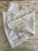 Nappe ronde vintage  70's , broderie mécanique - Coton - Diam. 170cm