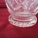 St Louis crystal vase signed