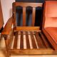 Danish velvet sofa late 1960s