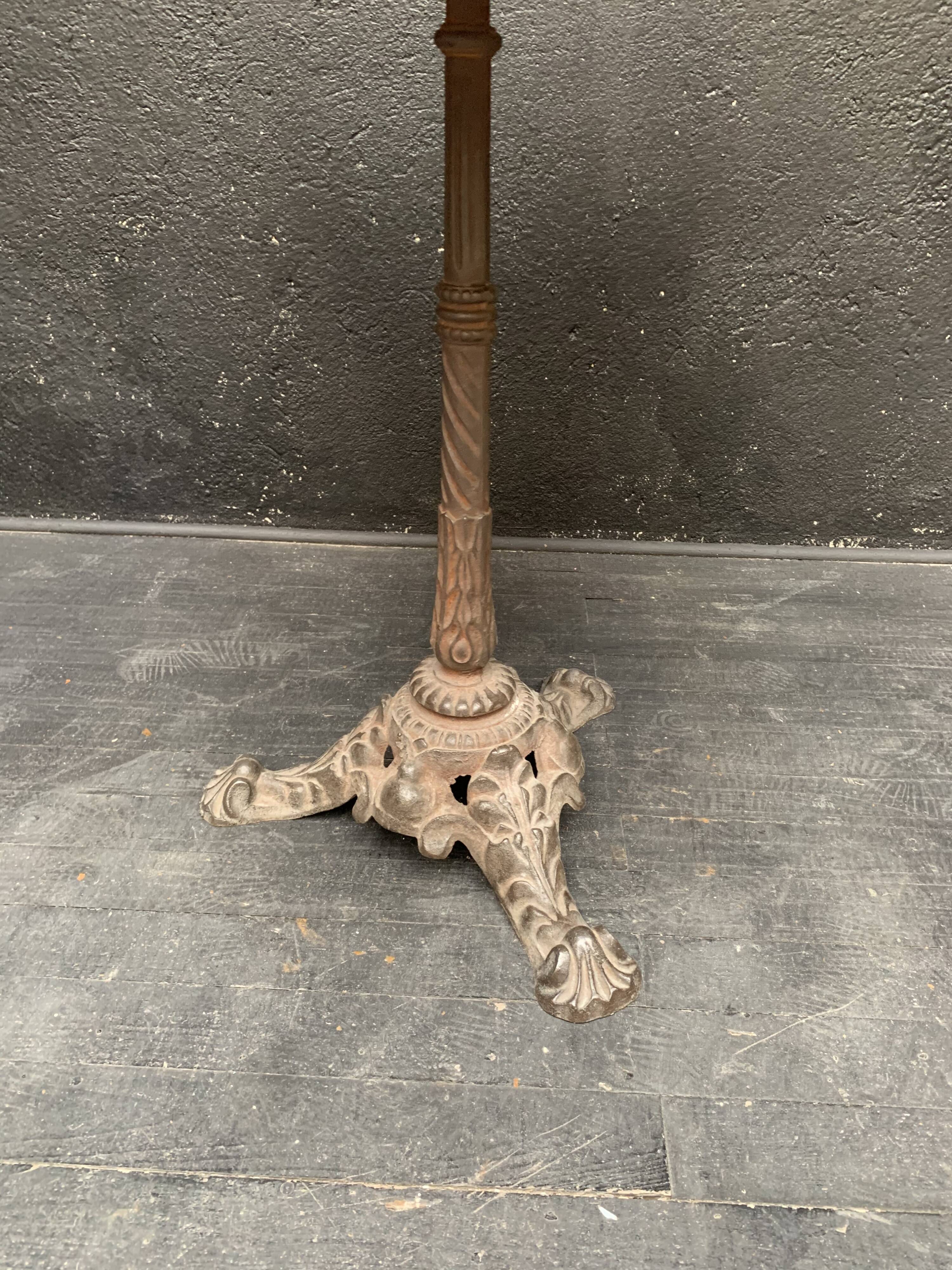 Square bistro table period 1950