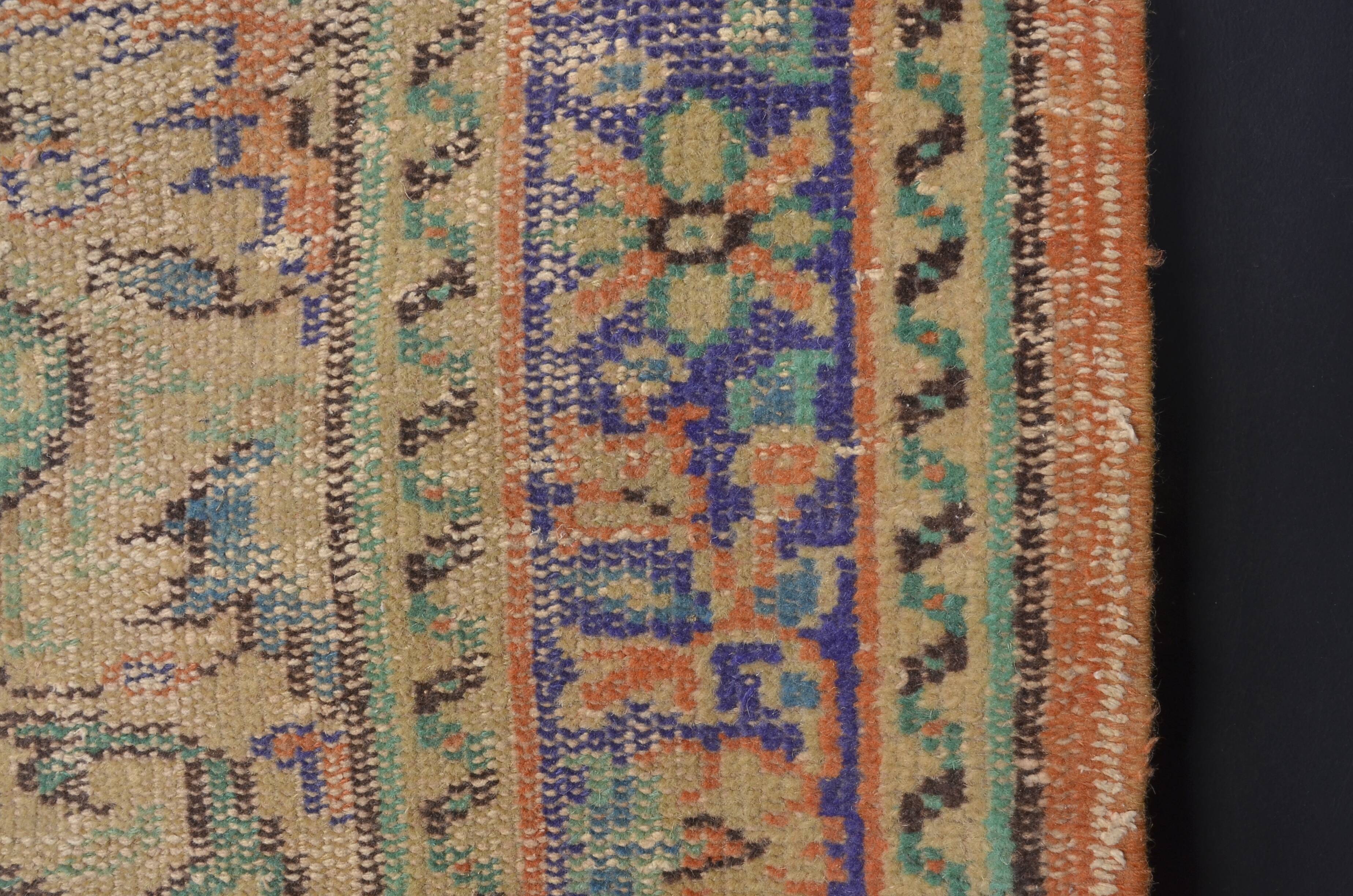 Antique Floral Oushak Home Living Rug sku 1900