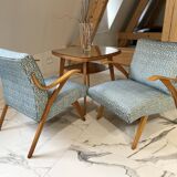 Set of chairs by Frantisek Jirak with table
