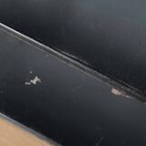 1960s black string wall shelf