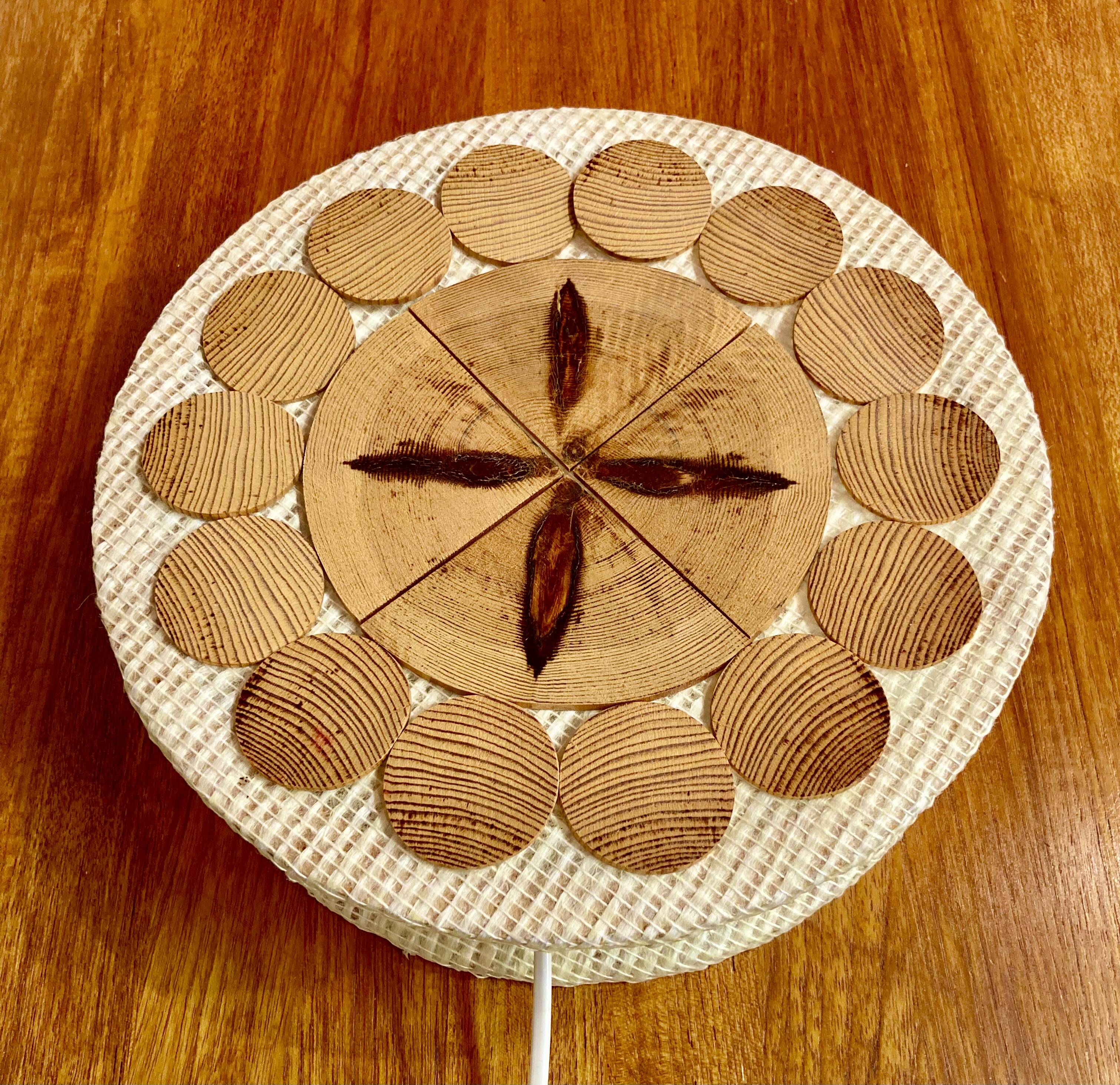 LARGE SCANDINAVIAN DESIGN WALL LIGHT 1950.