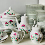 Set of 59 pieces Limoges porcelain