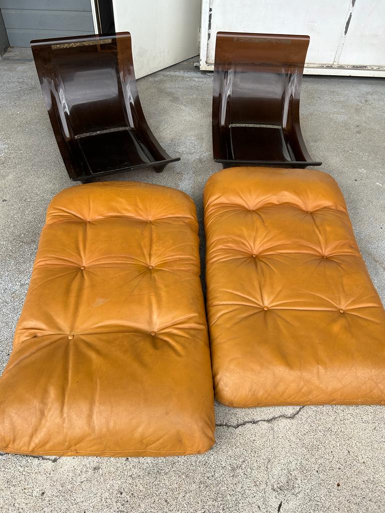 Paire de Fauteuils Marsala par Michel Ducaroy pour Ligne  Roset 1971